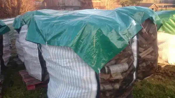 Storsekk til ved – 1000 liter med god ventilasjon - Image 3