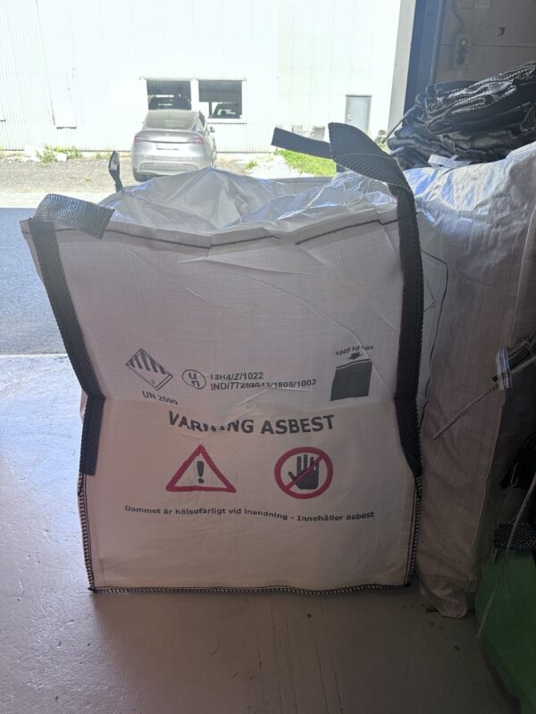 Big-Bag Asbest standard - robust og populær sekk for asbestsanering - Image 3