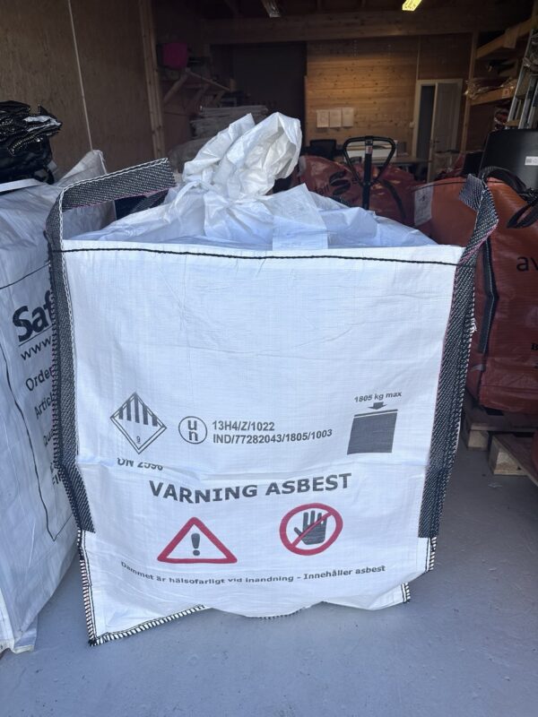 Big-Bag Asbest standard - robust og populær sekk for asbestsanering - Image 2